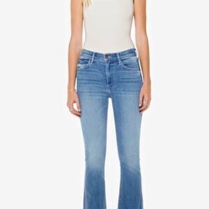MOTHER Light Blue Flare Jeans